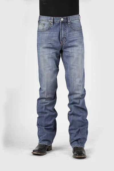 Stetson 1520 Fit Tacking (Light Wash) - Men's Jeans Denim Light Wash