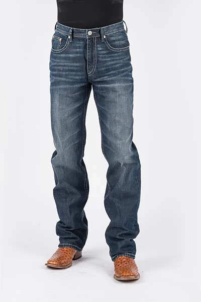Stetson 1520 Straight Leg Fit (Medium Wash) - Men's Jeans Denim Medium Wash