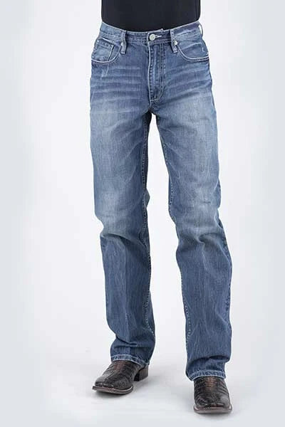 Stetson 1520 Straight Leg Fit (Light Wash) - Men's Jeans Denim Light Wash