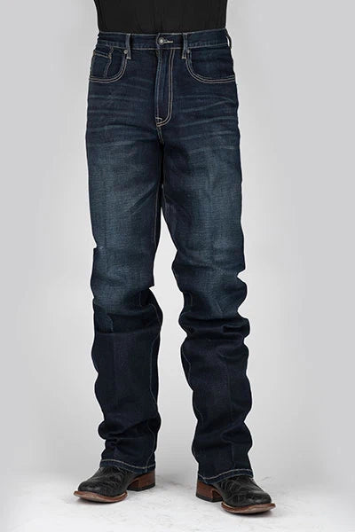 Stetson 1521 Fit Stretch (Dark Wash) - Men's Jeans Denim Dark Wash