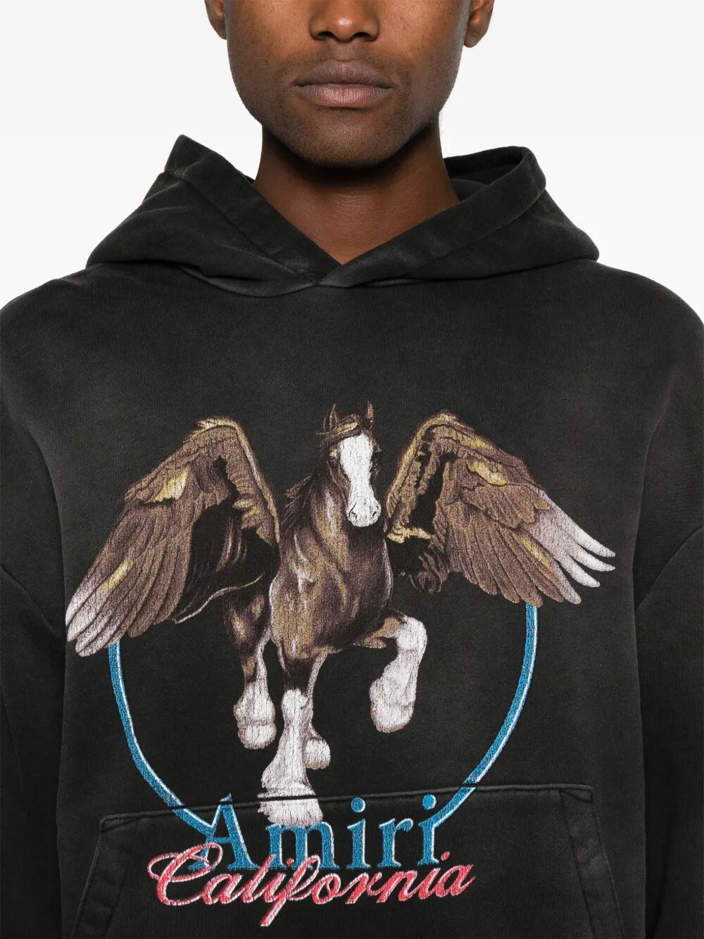 Amiri Unisex Vintage Wash Pegasus Os Hoodie