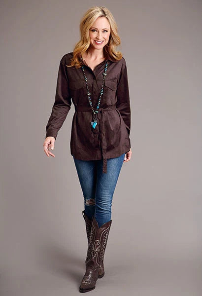 Stetson 1914 Solid (Chocolate) - Women's Long Shirt