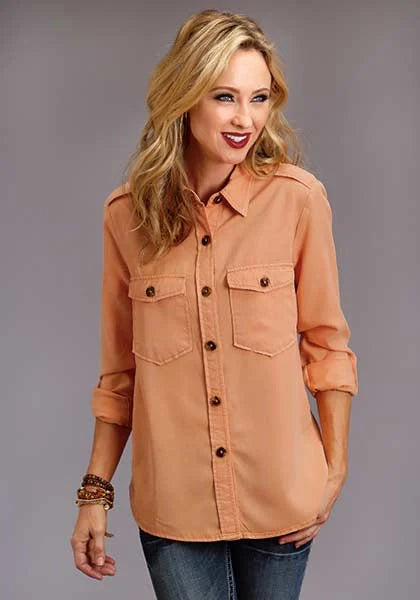 Stetson Jacket Style (Orange) - Women's Blouse Orange