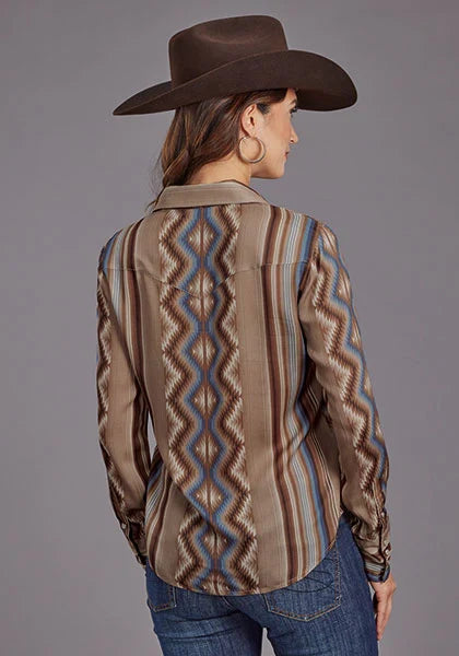 Stetson 2187 Sand Serape (Tan) - Women's Blouse