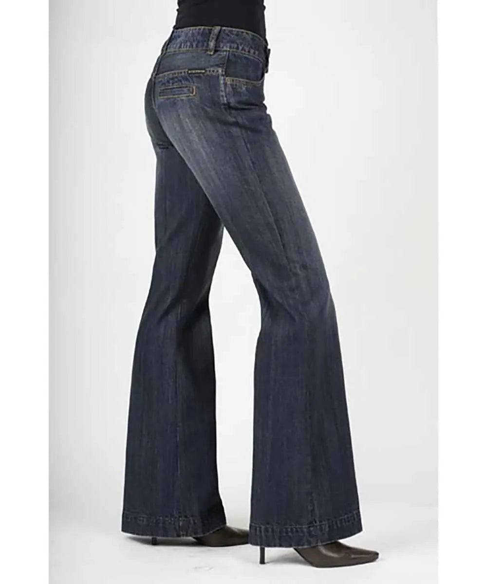 Stetson 214 City Stretch Trouser- Women's Jeans (Closeout) Denim Dark Wash