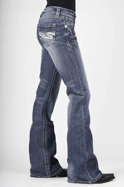 Stetson 816 Classic Stretch Boot Cut (Light Wash) - Women's Jeans