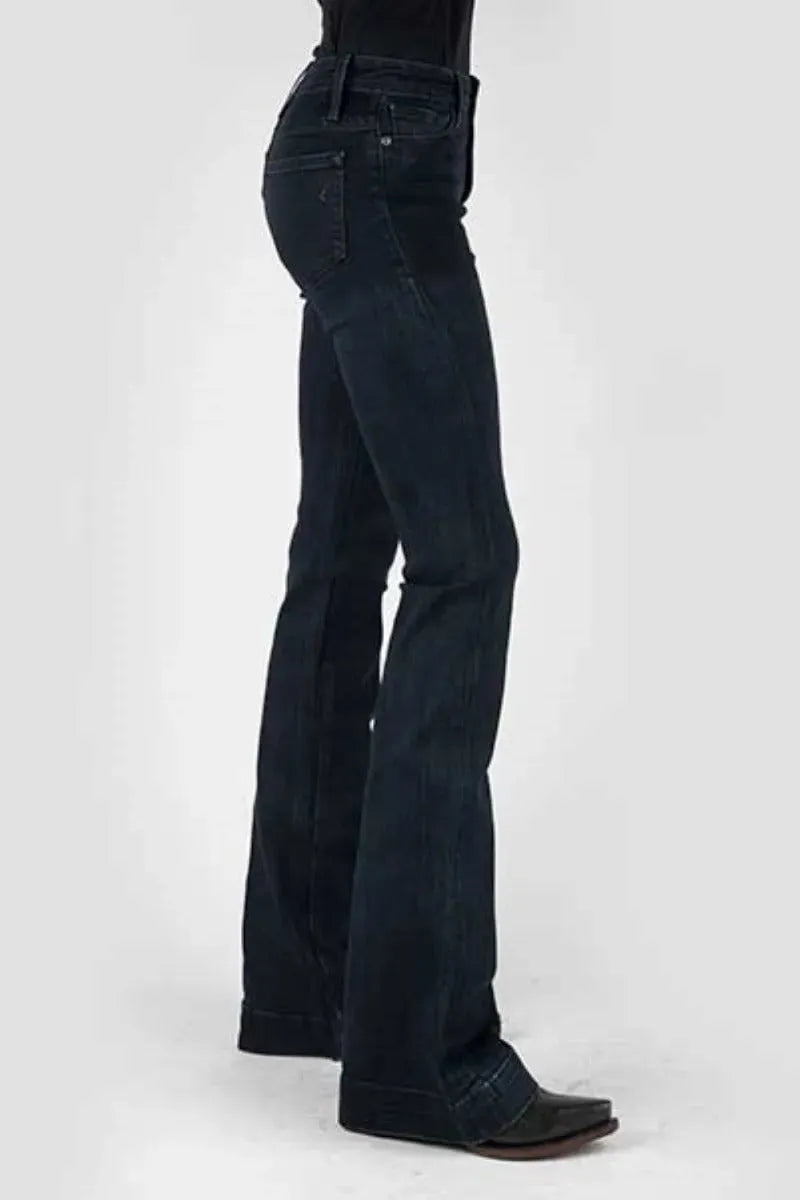 Stetson 921 High Waist Flare Fit - Women's Jeans Black