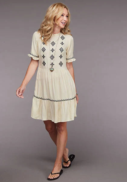Stetson 2098 3/4 Sleeve (Cream) - Women's Dress