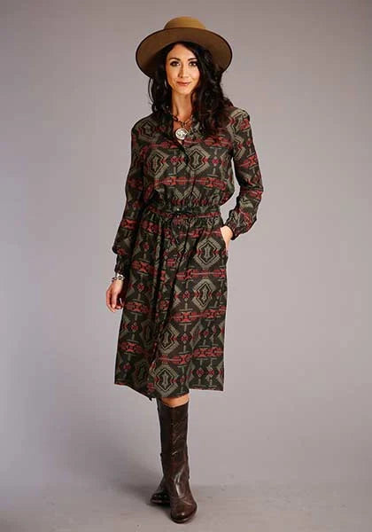 Stetson 00873 Blanket Print (Brown) - Women's Dress Brown