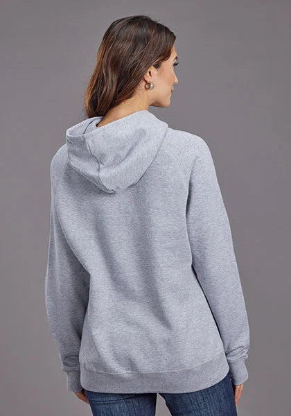 Stetson Rider Logo (Grey) - Women's Hoodie Sweatshirt