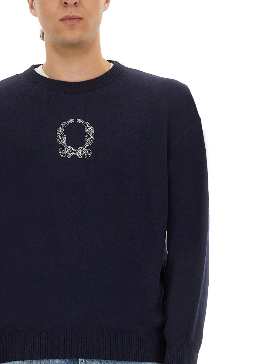 Moschino Men Wool And Cashmere Pullover