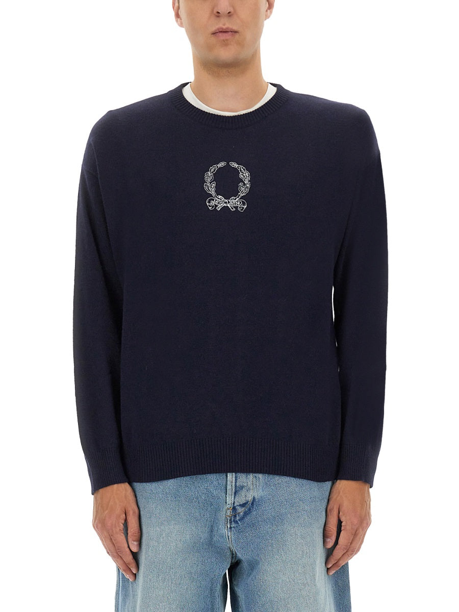 Moschino Men Wool And Cashmere Pullover