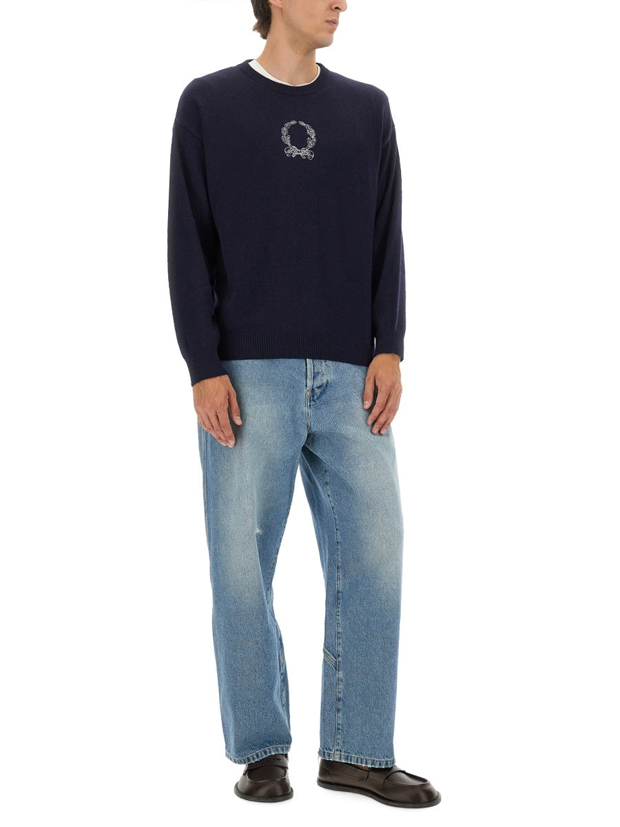 Moschino Men Wool And Cashmere Pullover
