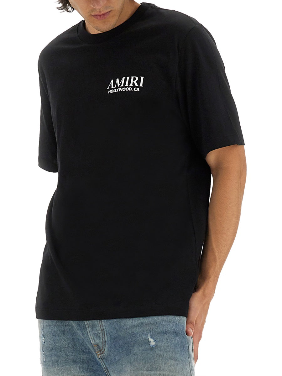 Amiri Men Bones Stacked Print T-Shirt
