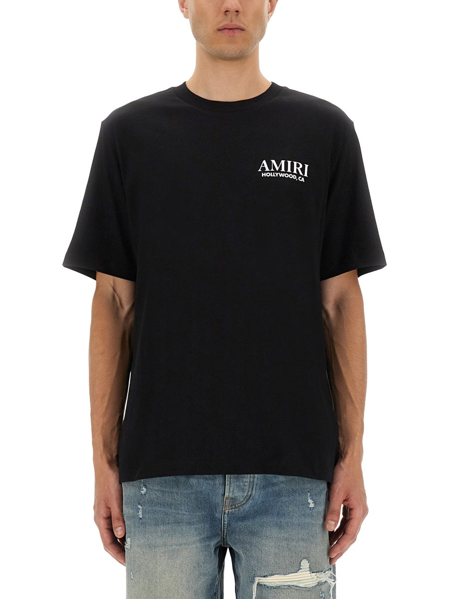 Amiri Men Bones Stacked Print T-Shirt
