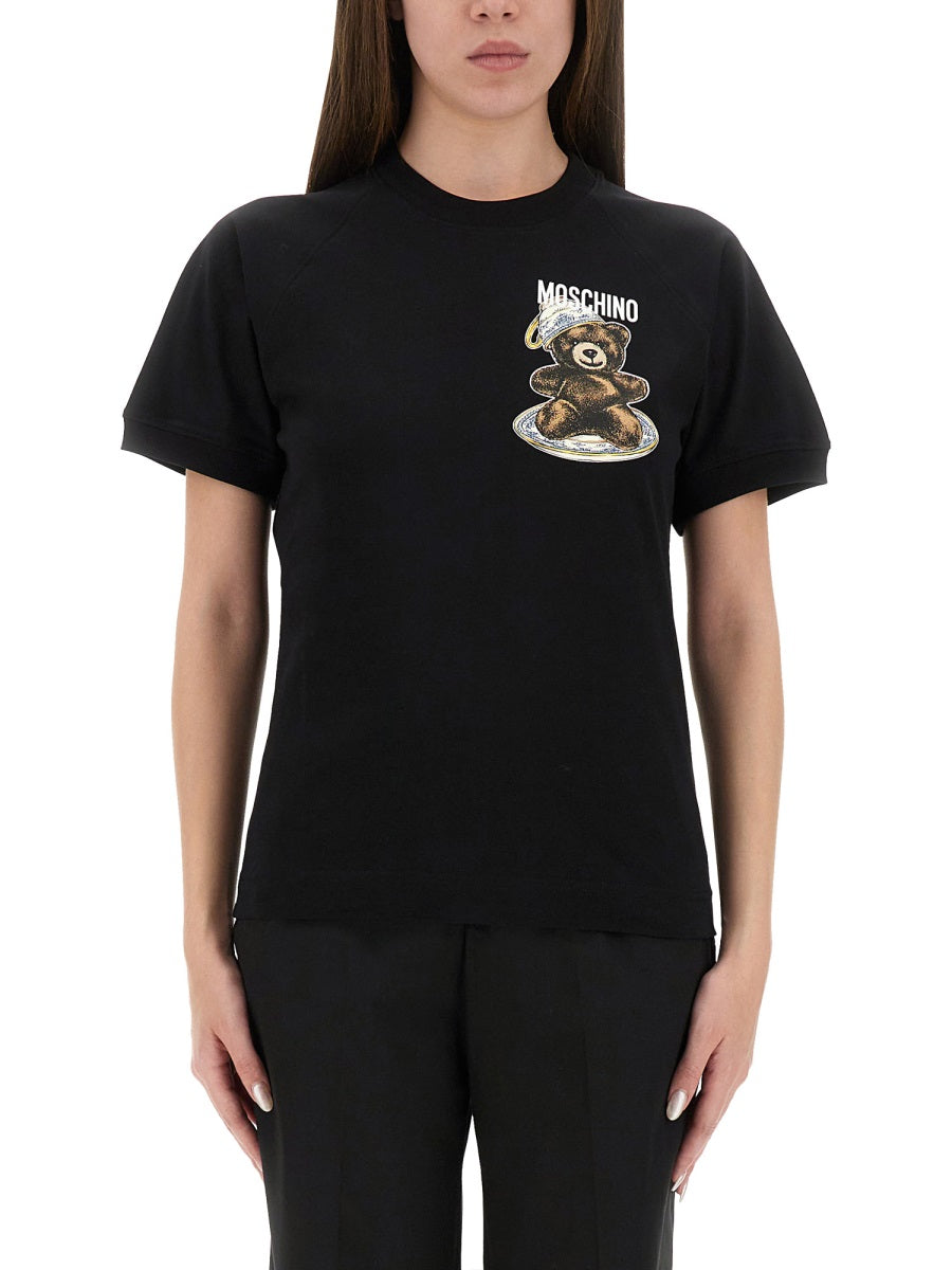 Moschino Women T-Shirt With "Teddy" Print