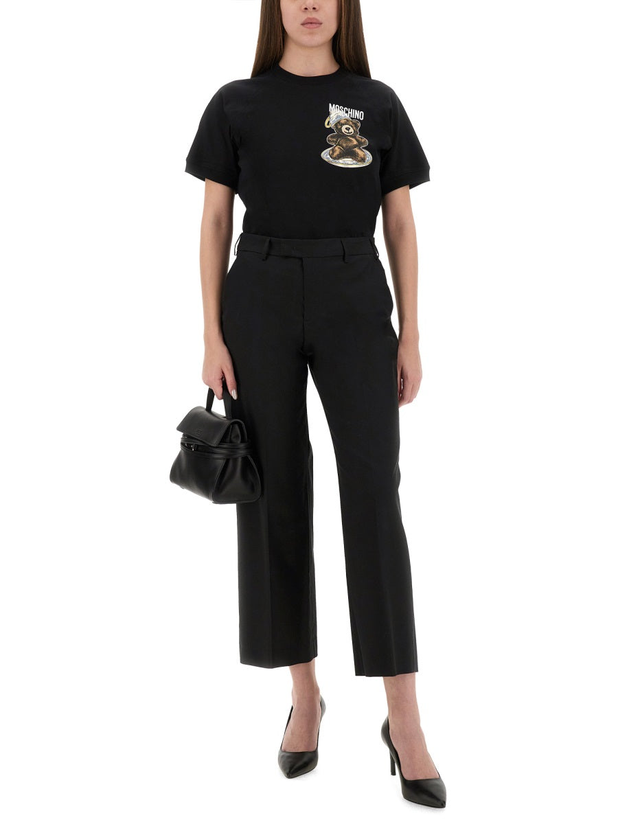 Moschino Women T-Shirt With "Teddy" Print