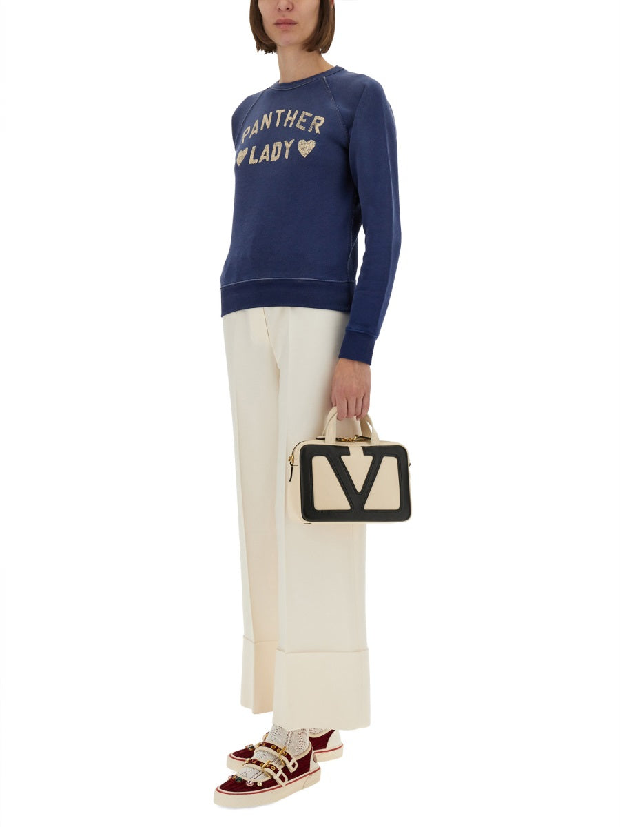 Valentino Women Printed Cotton Sweatshirt