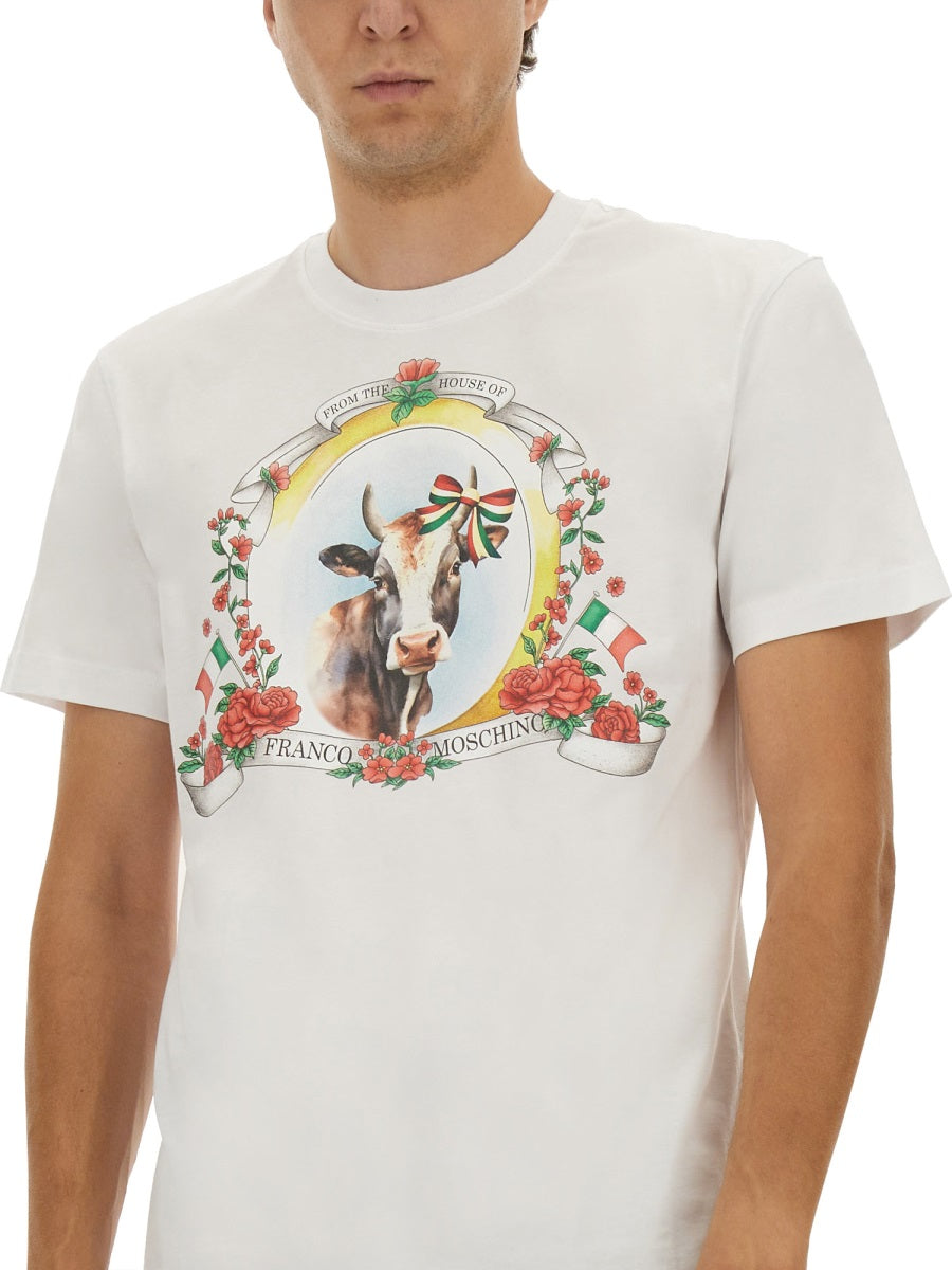 Moschino Men T-Shirt With Logo