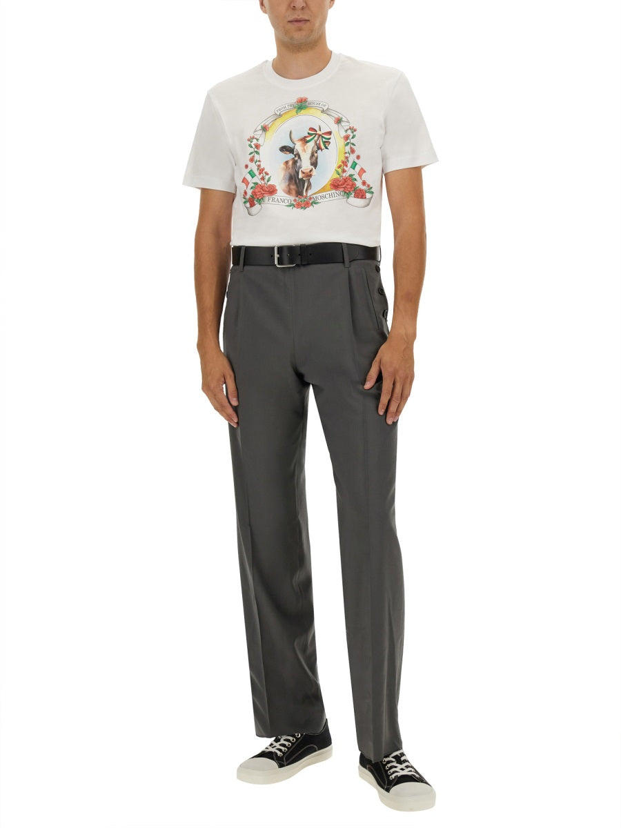 Moschino Men T-Shirt With Logo