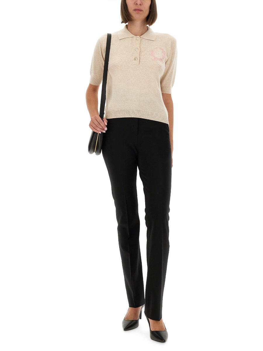 Moschino Women Polo Shirt With Logo