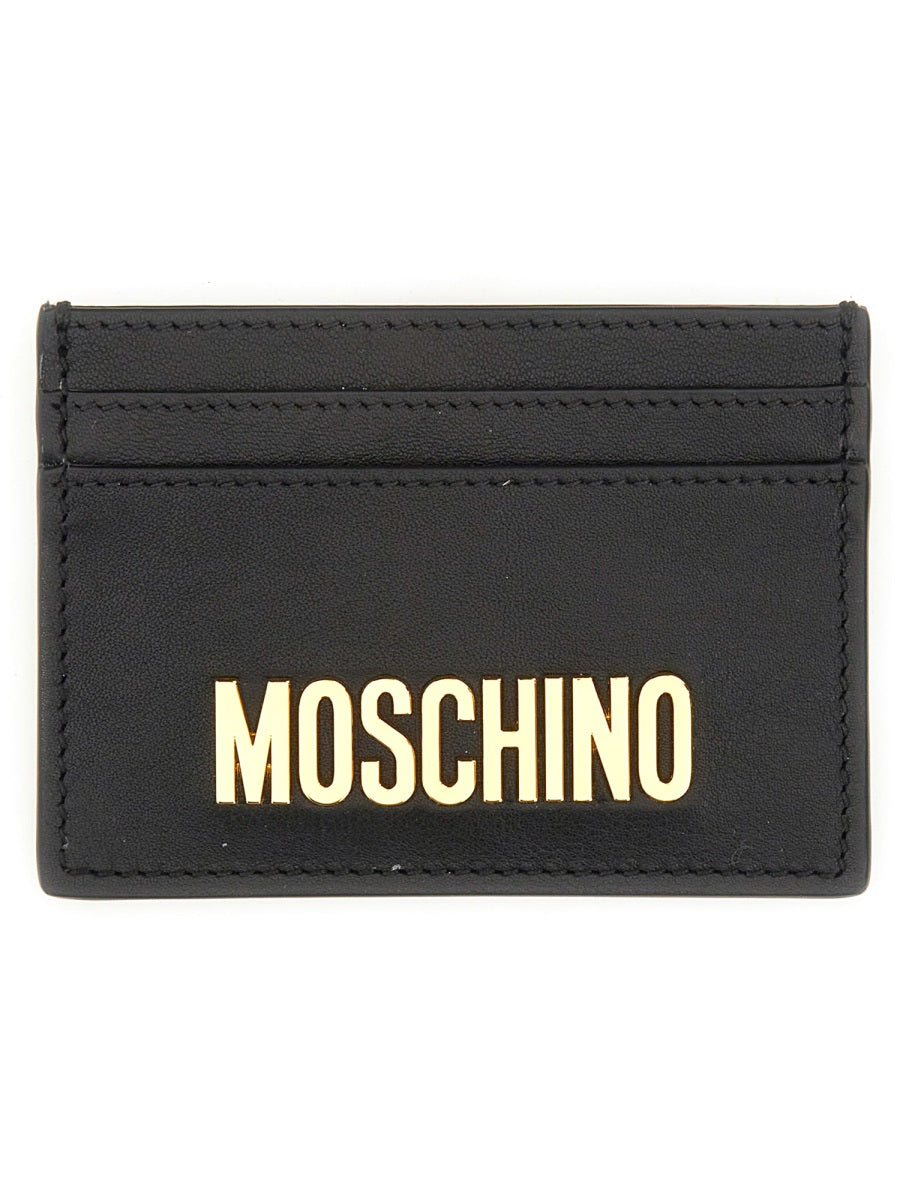 Moschino Men Card Holder With Logo