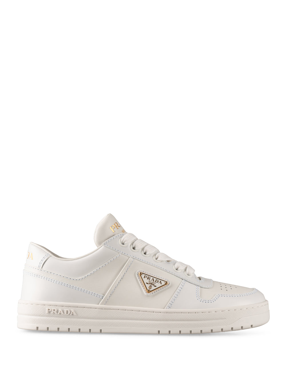 Prada Women Downtown Leather Sneakers