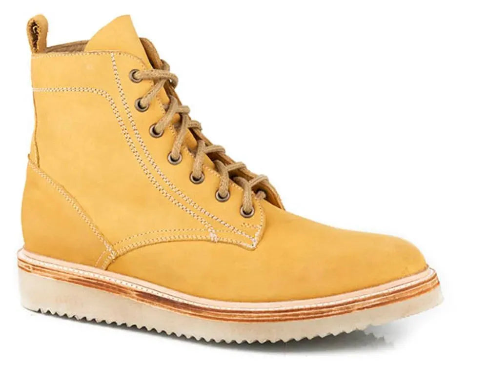 Stetson Sun Walker (Yellow) - Men's Leather Hiking Boot Yellow
