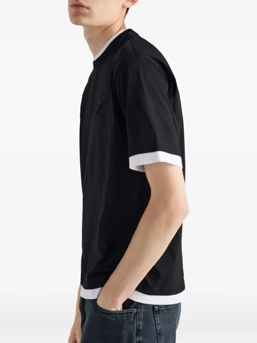 Prada Men Cotton T-Shirt