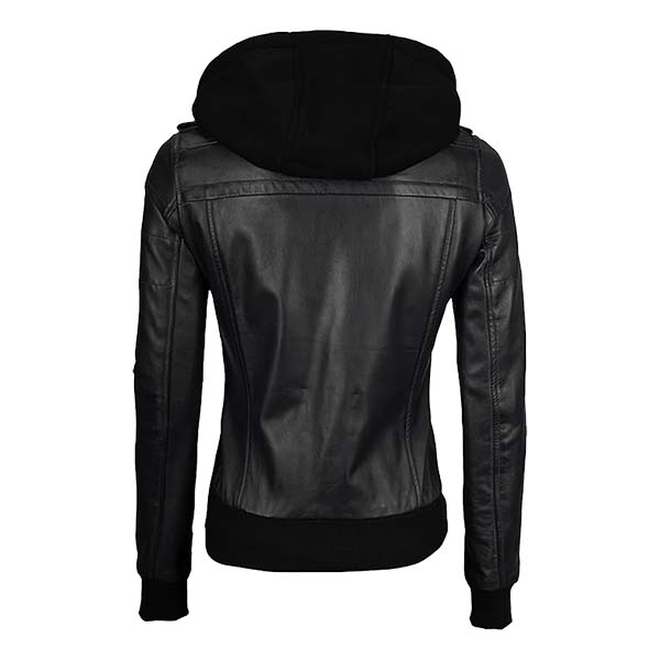 Women's Retro Flyer Original Leather Bomber Jacket