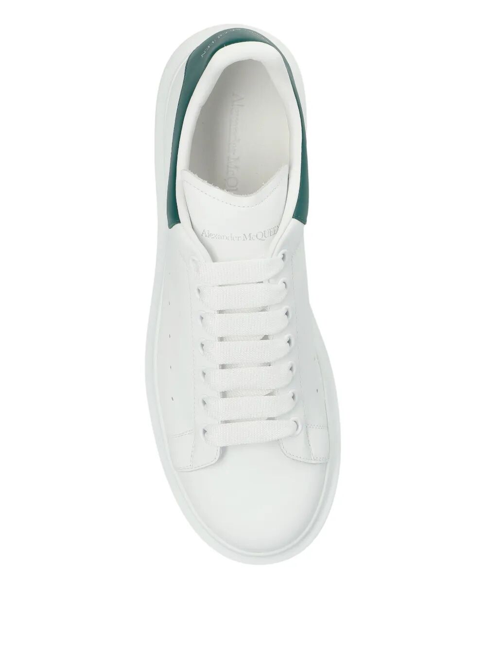 Alexander Mcqueen Men Oversized Sneakers In White/Green
