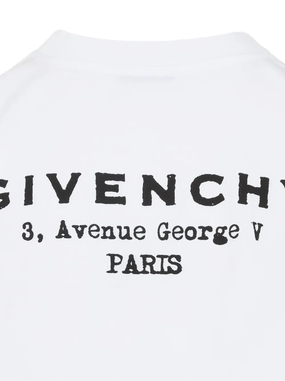 Givenchy Women Cropped Fit T-Shirt In Cotton With Givenchy Stamp Print