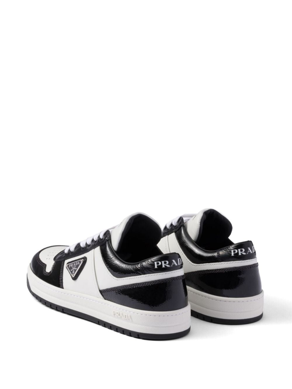 Prada Women Downtown Leather Sneakers