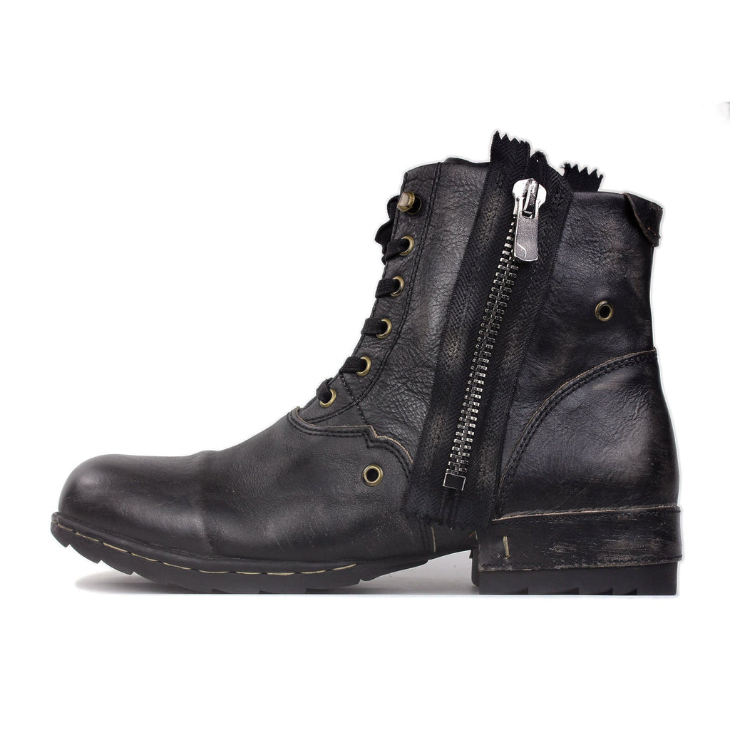 Men's Leather Ankle Boots OS-5008-8-E-F