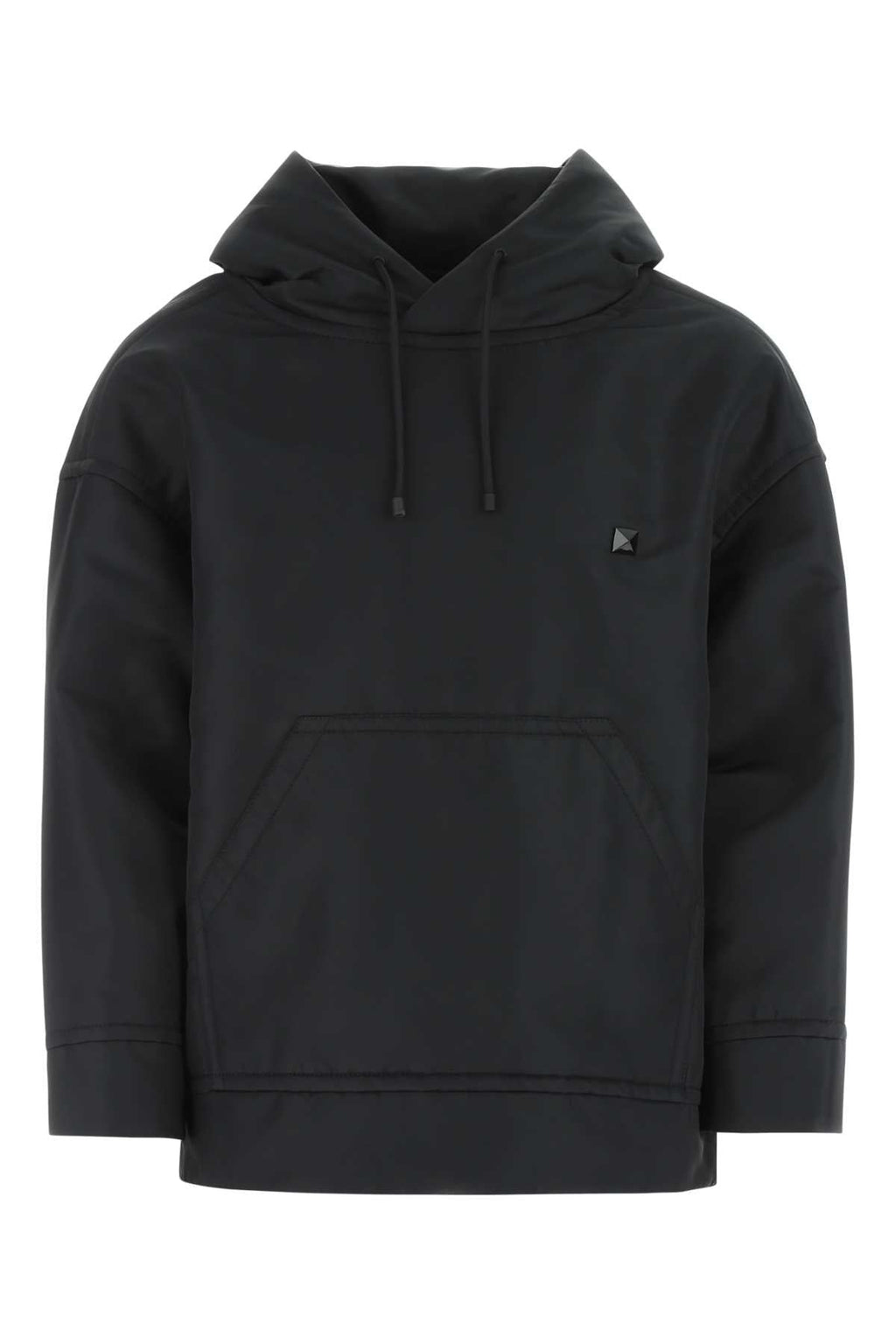 Valentino Garavani Men Black Nylon Sweatshirt