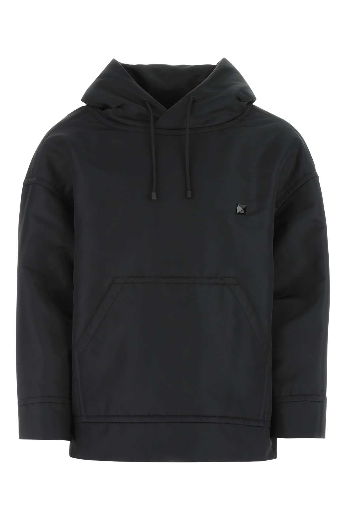 Valentino Garavani Men Black Nylon Sweatshirt