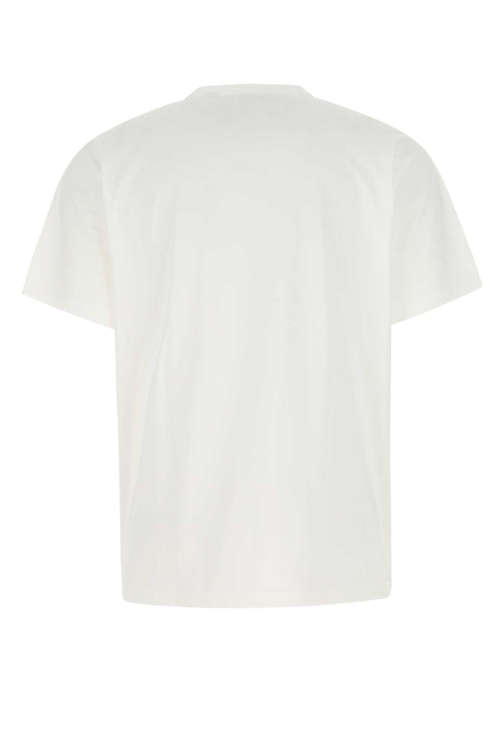 Burberry Men White Cotton T-Shirt