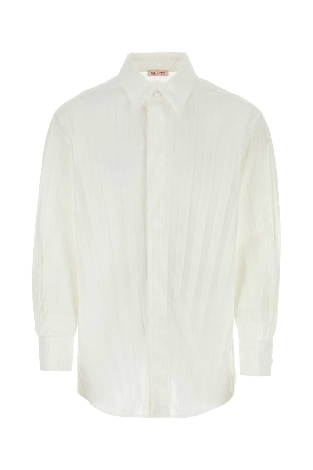 Valentino Garavani Men White Tech Nylon Oversize Shirt