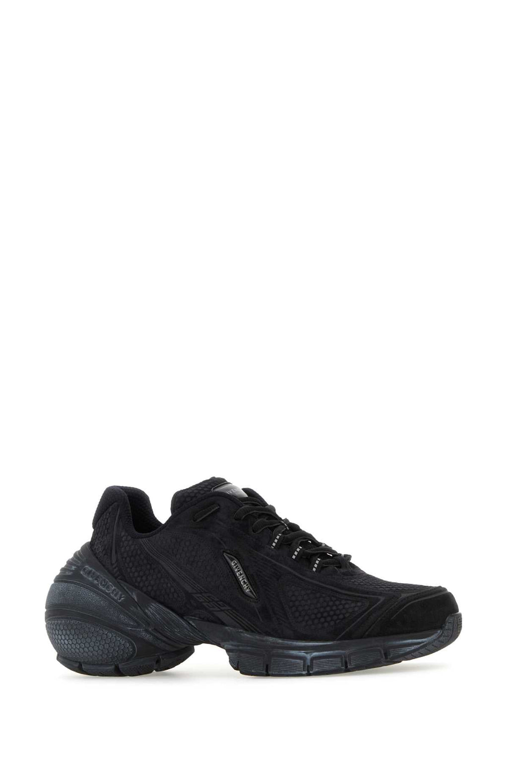 Givenchy Men Black Leather Tk-Mx Runner Sneakers