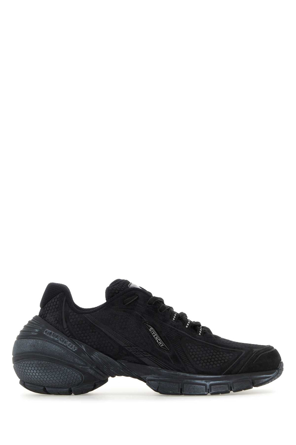 Givenchy Men Black Leather Tk-Mx Runner Sneakers