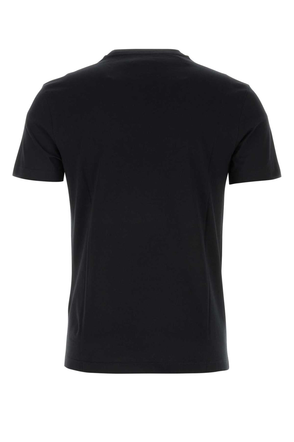 Versace Men Black Cotton T-Shirt