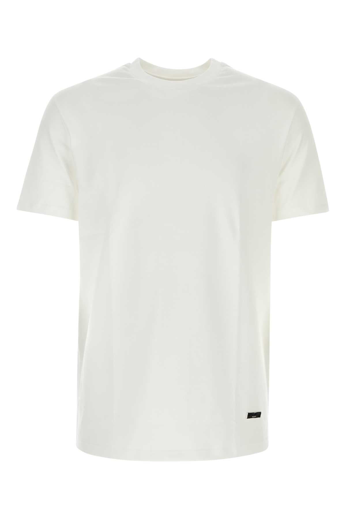 Jil Sander Men White Cotton T-Shirt