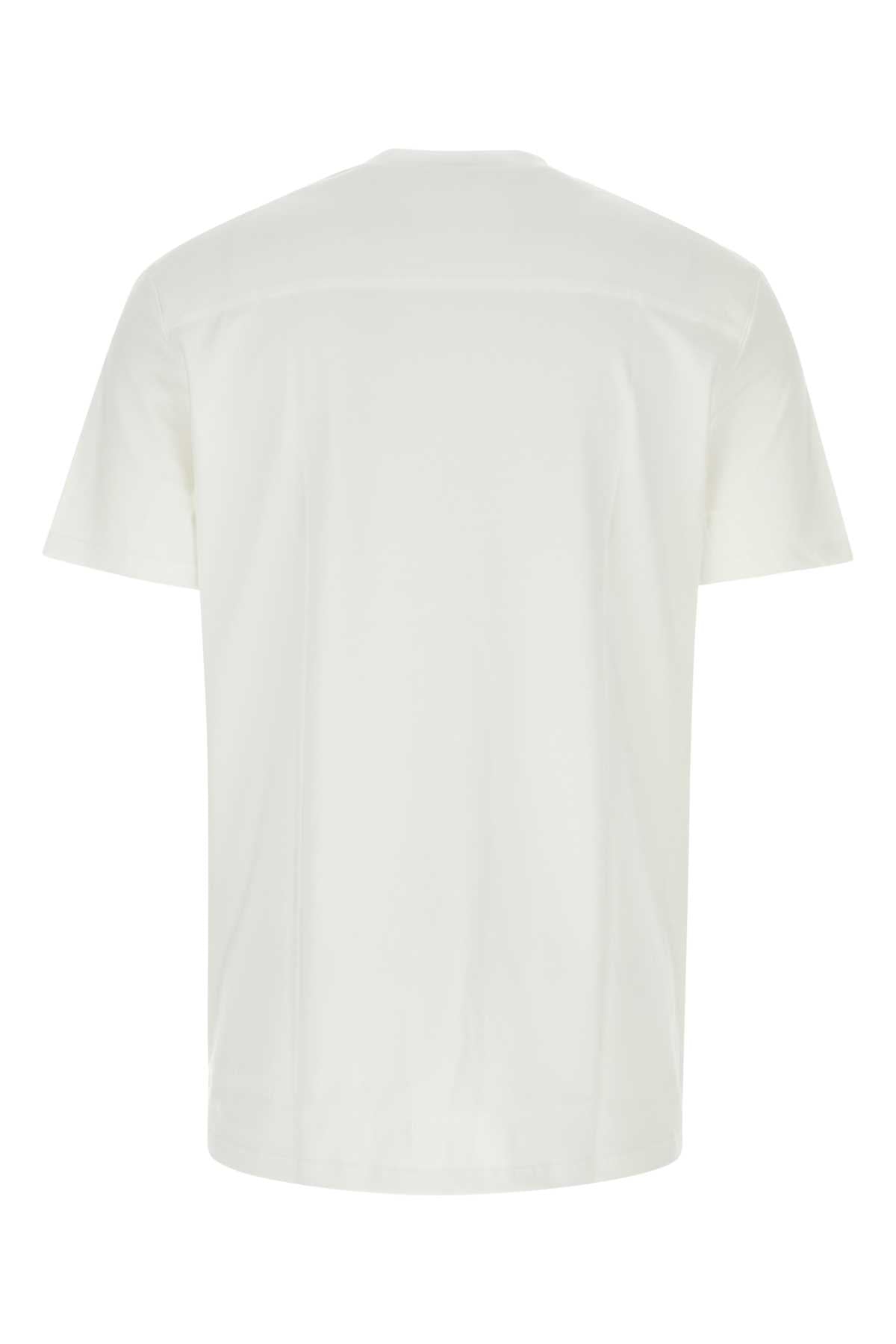 Jil Sander Men White Cotton T-Shirt