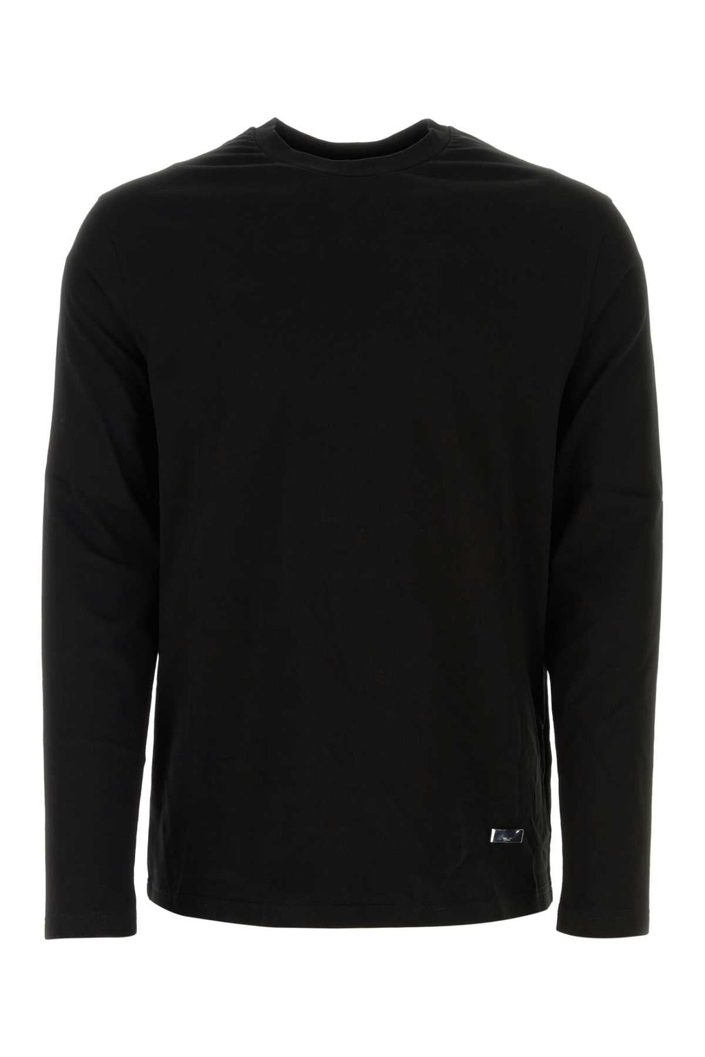 Jil Sander Men Black Cotton T-Shirt