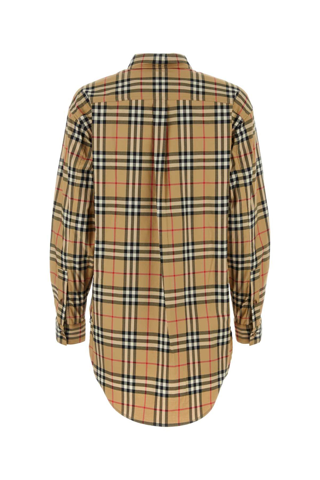 Burberry Women Embroidered Stretch Cotton Shirt