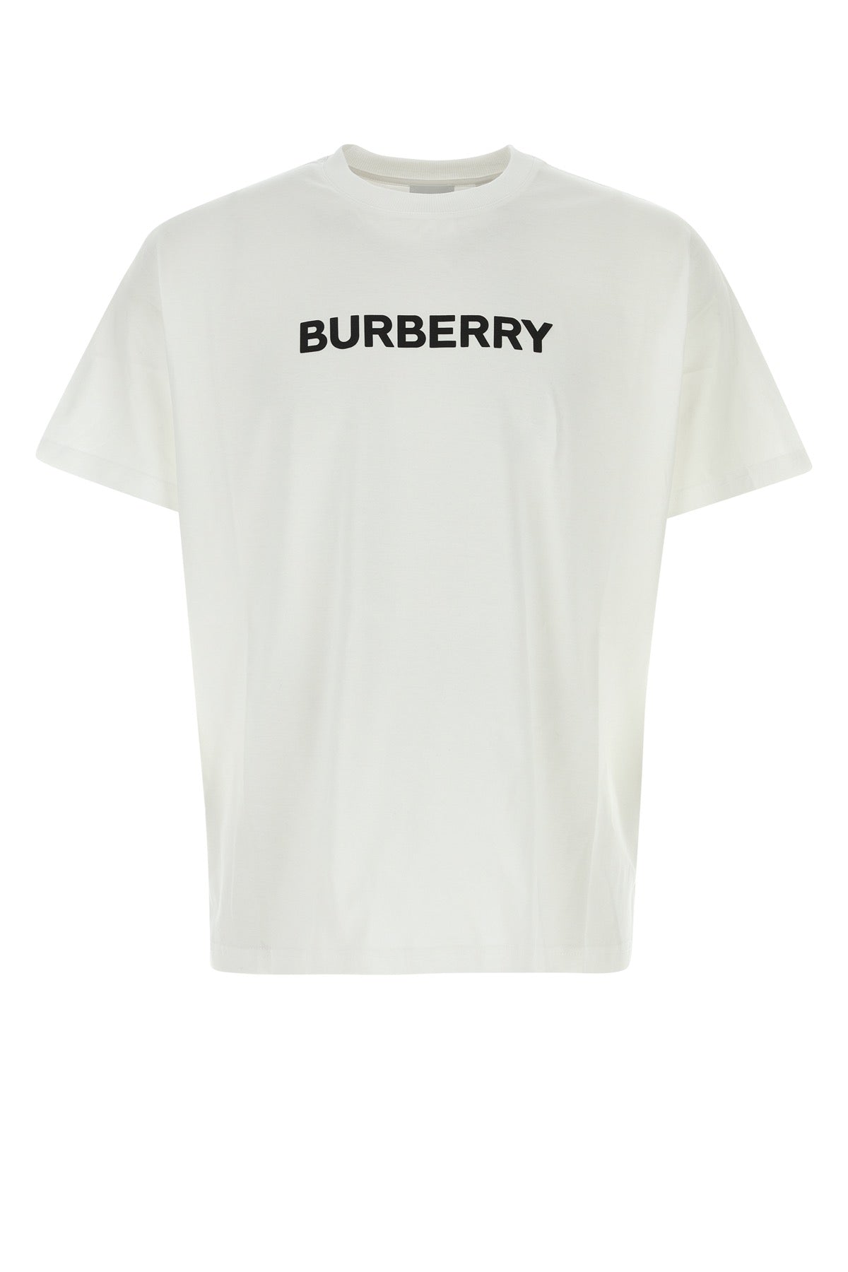 Burberry Men White Cotton T-Shirt