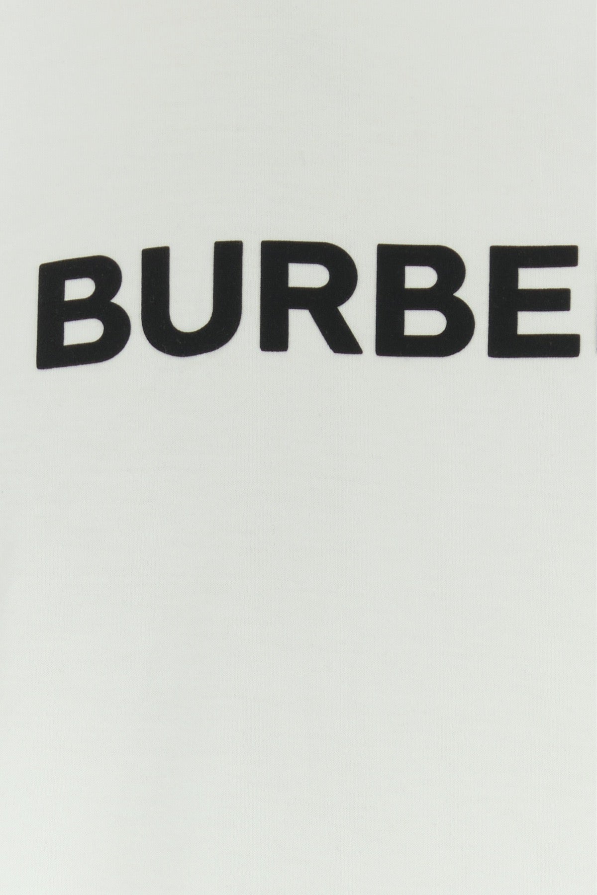 Burberry Men White Cotton T-Shirt
