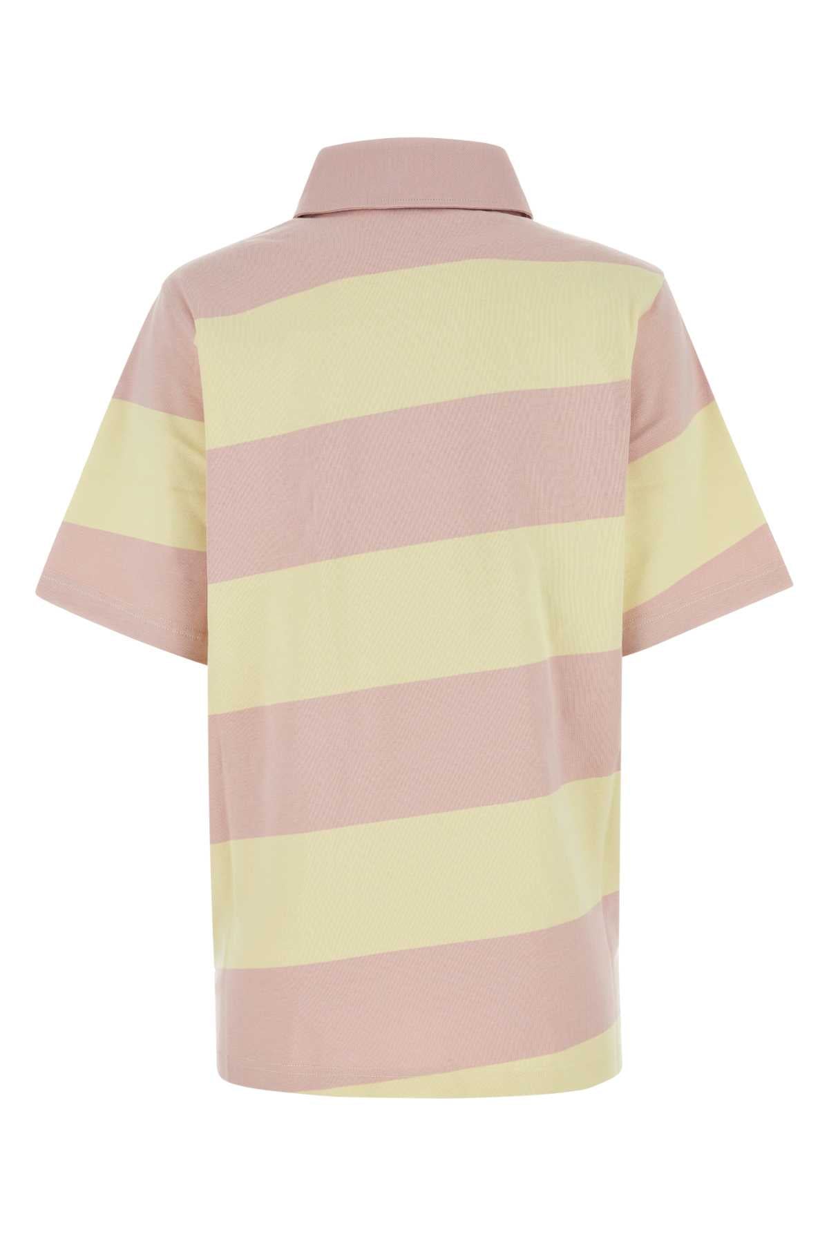 Burberry Women Embroidered Cotton Polo Shirt