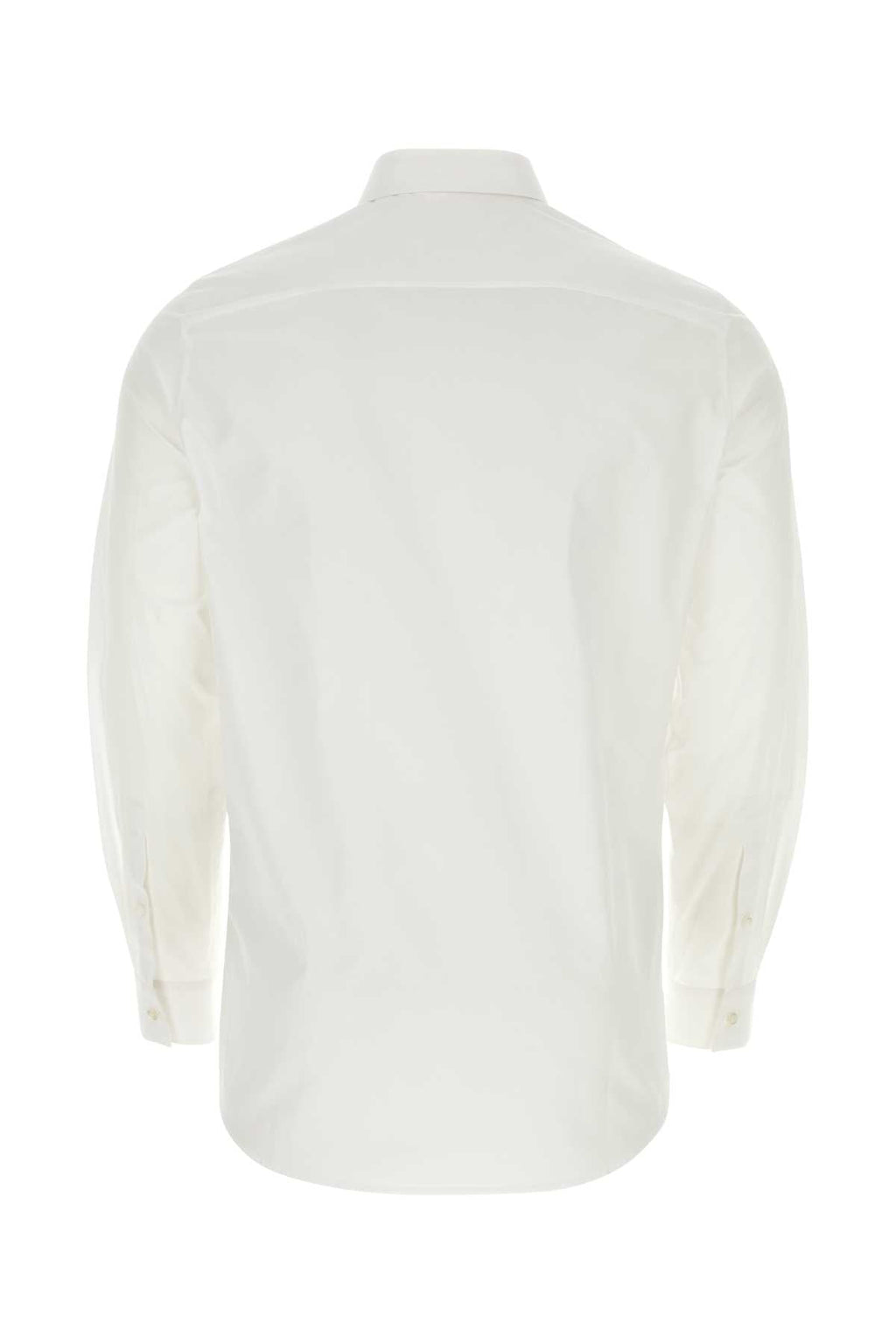 Jil Sander Men White Poplin Shirt