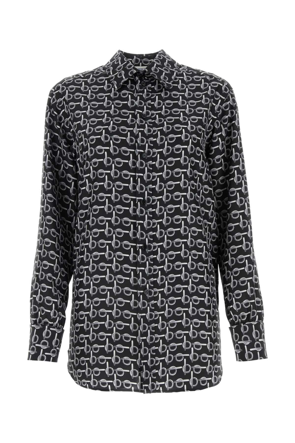 Burberry Women Printed Silk Shirt